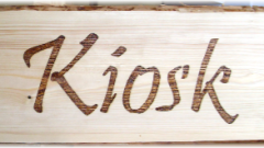 Hinweisschild Weihnachtsmarkstände
Größe c. 100x30cm